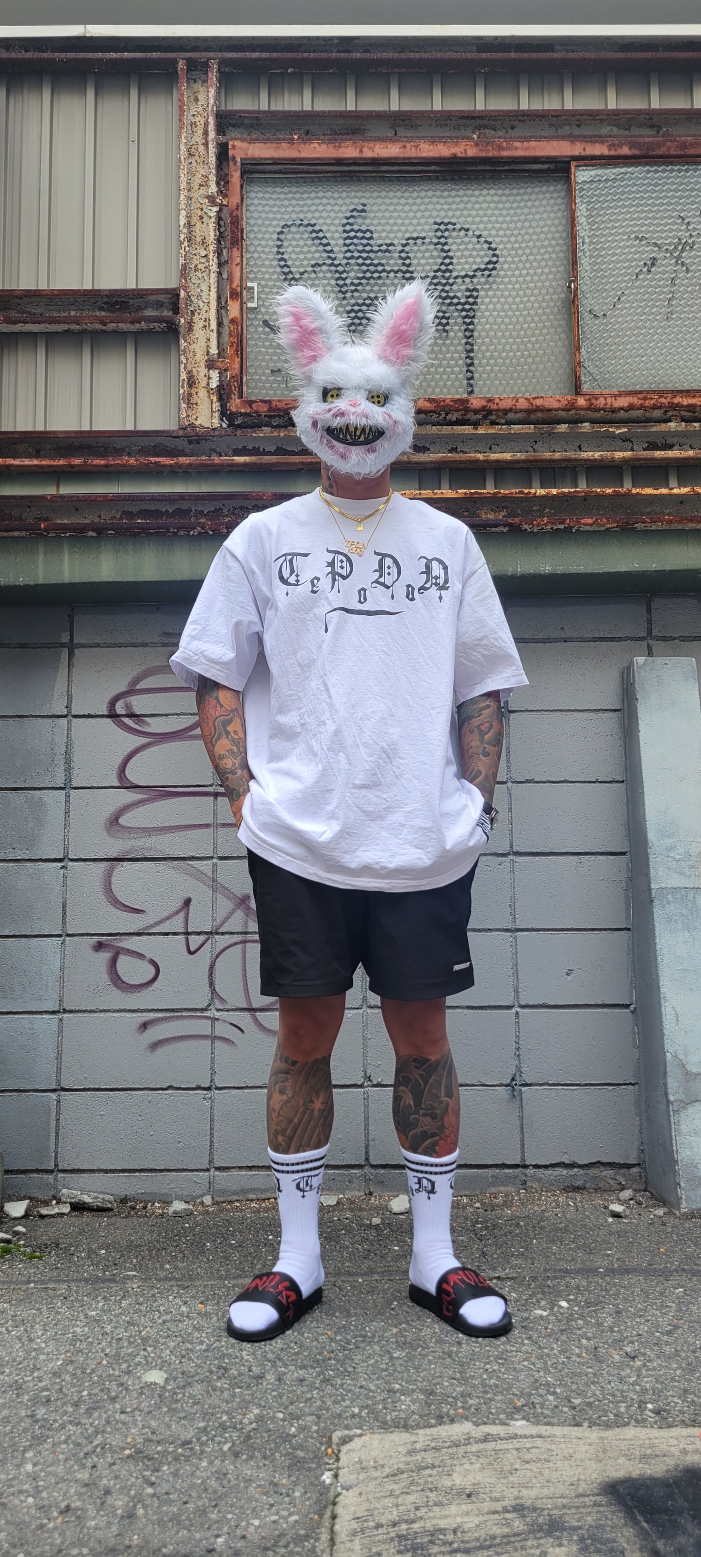 T・P・D・Nロゴ クルーソックス